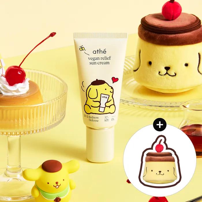 ATE Vegan Relief Mineral Sunscreen Pompompurin Special Set SPF50+ PA++++