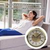 3.5inch (89mm) Clock Insert Roman Numeral Round Watch Insert Gold Clock Perfect for Decorating and Gifting Making