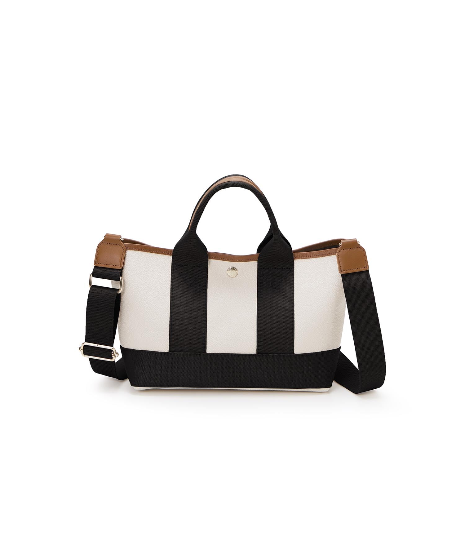 

SCOTCH GRAIN Tote with Shoulder Cream [TOPKAPI] Bag, B5, Strap, Women s, кремовый