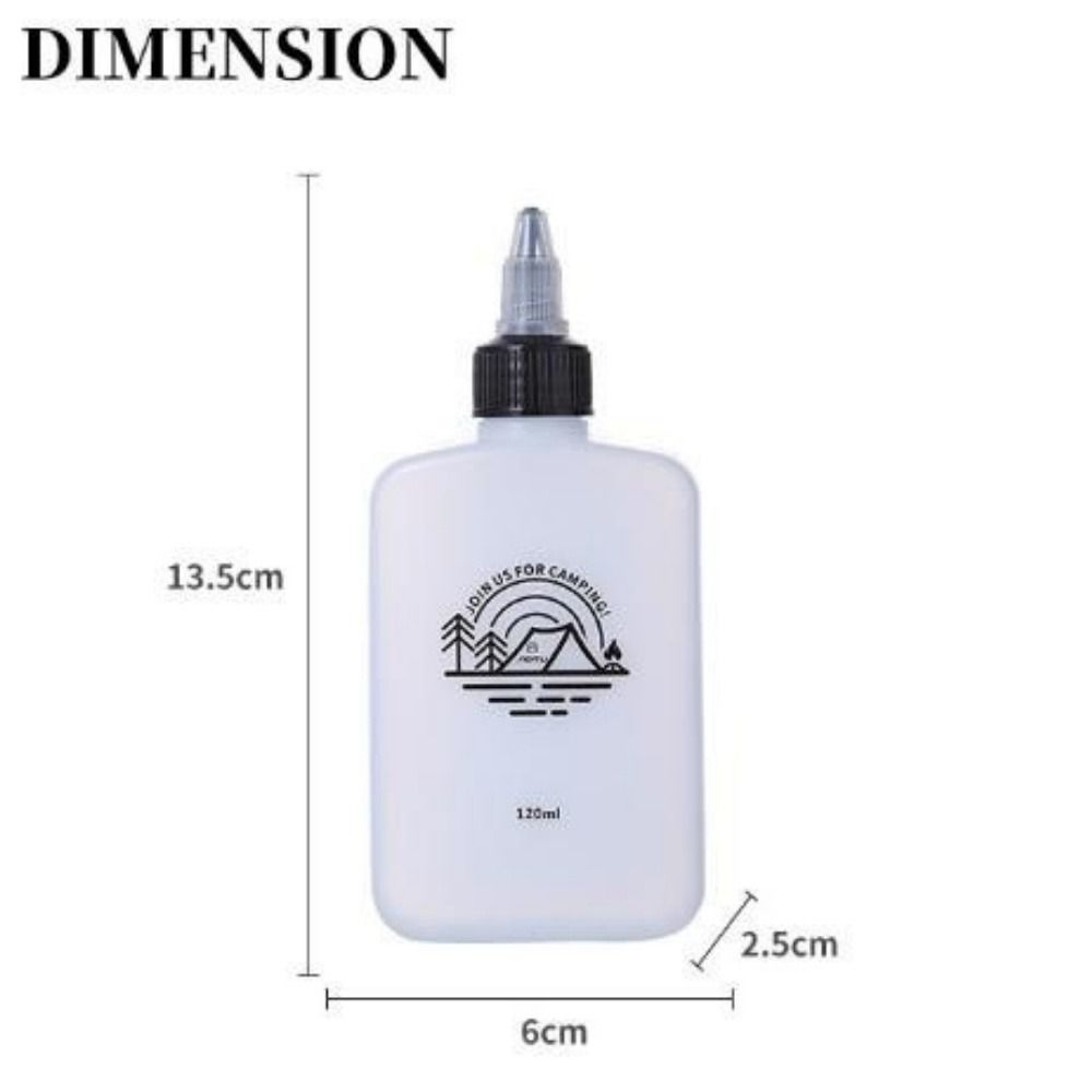 1/2/3/4/5pcs 120ML Camping Seasoning Bottle Portable 6*2.5*13.5cm Seasoning Jar Squeeze Bottle Oil Pots Storage Boxes