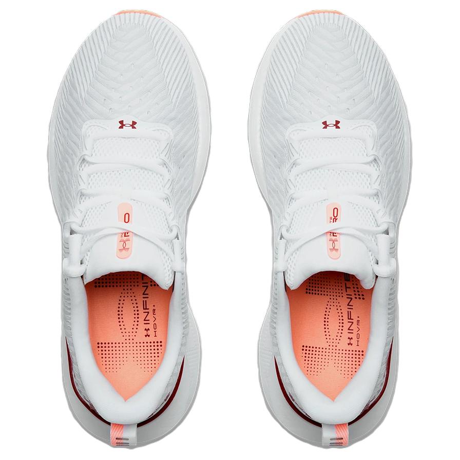 Under Armour HOVR Infinite Pro Halo Grey Earthen Orange Men Sneakers White 3027190-104