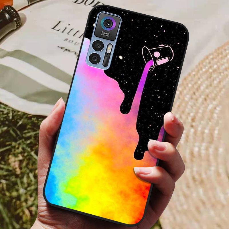 For TCL 30 Plus Case T676K T676J Cover Wolf Lion Shockproof Phone Cases For TCL 30 5G T776H Black Silicone For TCL30 30 Cover