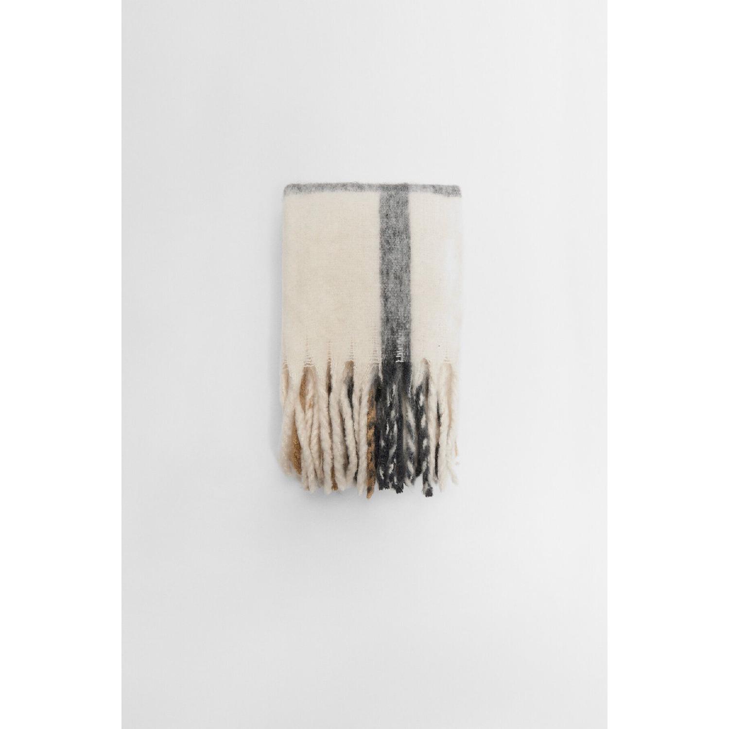 

Checkered Scarf коричневый