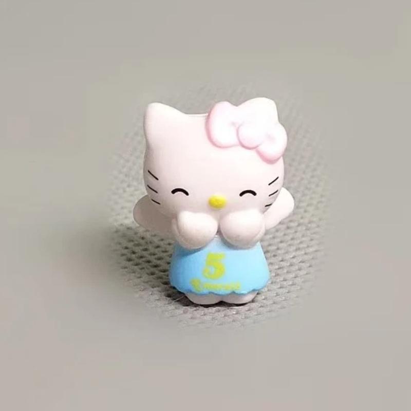 New Product In Stock Mini Version Small Kt Cat Melody Doll Doll Blind Box Handmade Model Desktop Ornament Surprise Gifts