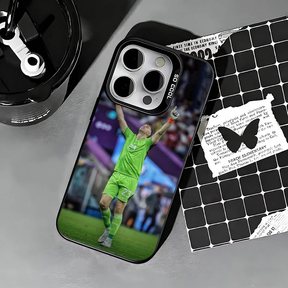 Emiliano Martinez Phone Case For iPhone 17,16,15,14,13,12,11 Plus,Pro Max,XS,Colored silver phone case iPhone16pro