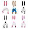 Easter Bunny Ear Butt Decoration Outdoor Yard Lawn Patio Pathway Spring Rabbit Ears Butt Garden Stake Ornament