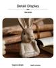 Nordic Cute White Rabbit Resin Figurine - Home Decor & Photo Prop