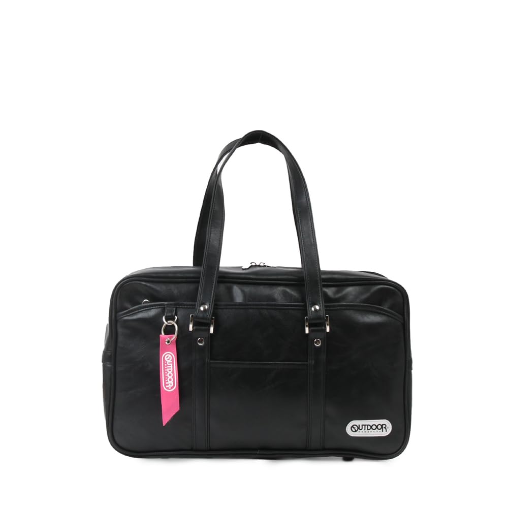 Outdoor Products Leather-Look School Bag with Charm ODA050