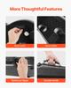 VEVOR 4/4 Full Size Violin Case, Built-in Hygrometer, Lightweight Portable Travel Carrying Bag, with Plush Lining, Dual Shoulder Straps, Anti-Scratch