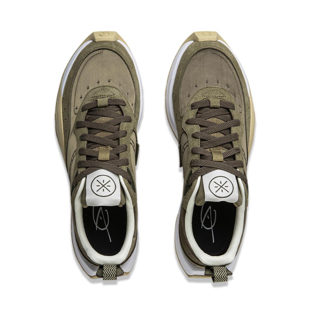 Li Ning Wade 1% Suede Casual Fashion Trendy Sports Comfortable Non-Slip Shock Absorbing Wear-Resistant Rebound Low-Top Lifestyle Shoes ABCV035-6