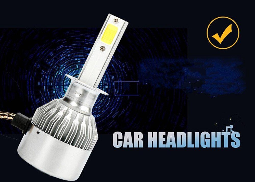 xoya Car H11 LED Headlight Fog Light Set of 2 One Piece Double-Sided Luminous
