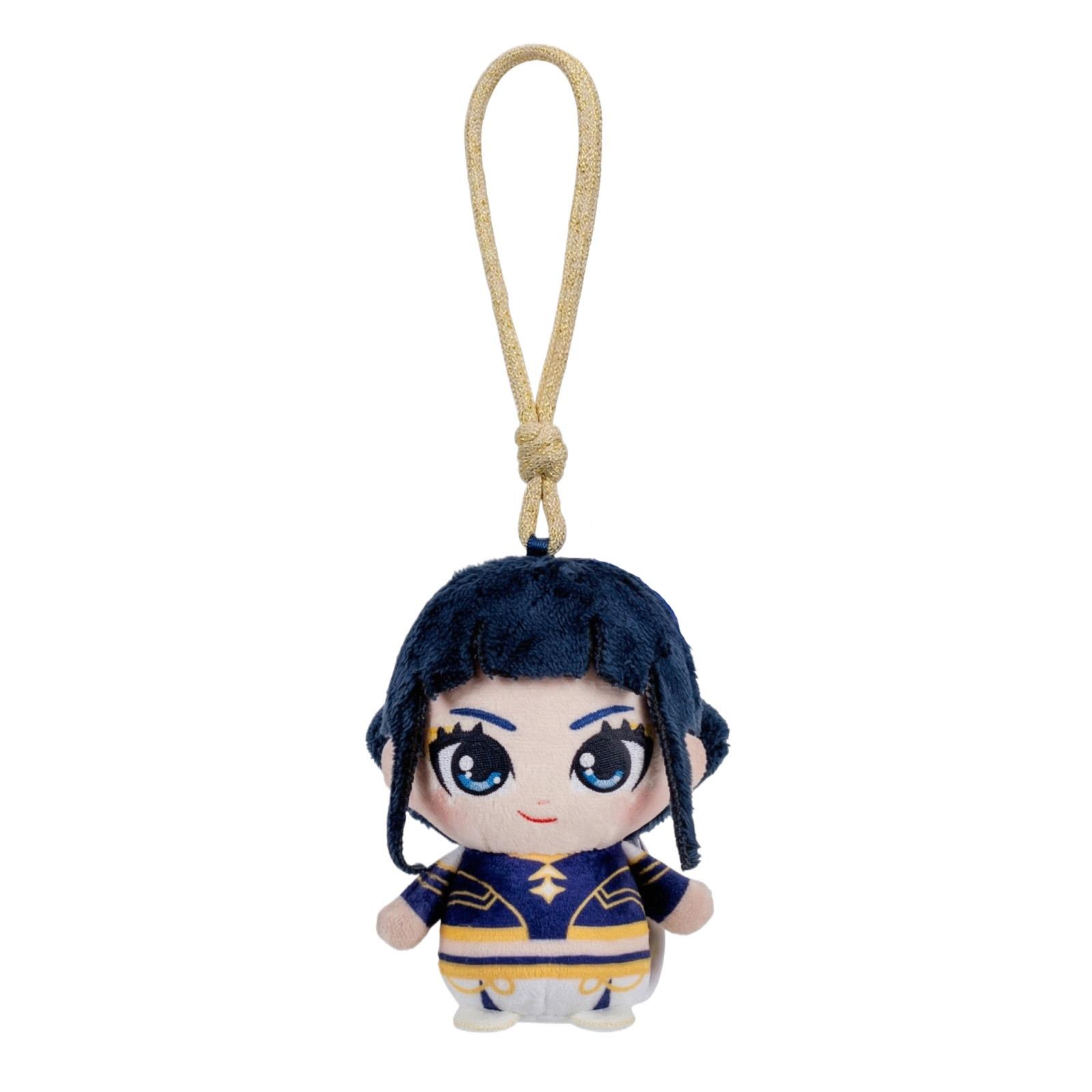 

Plush Soft Stuffed Toy Hanging Keychain Plush Doll Decorative Plush Figure for Home Office Car Accessories and Collectors One Size