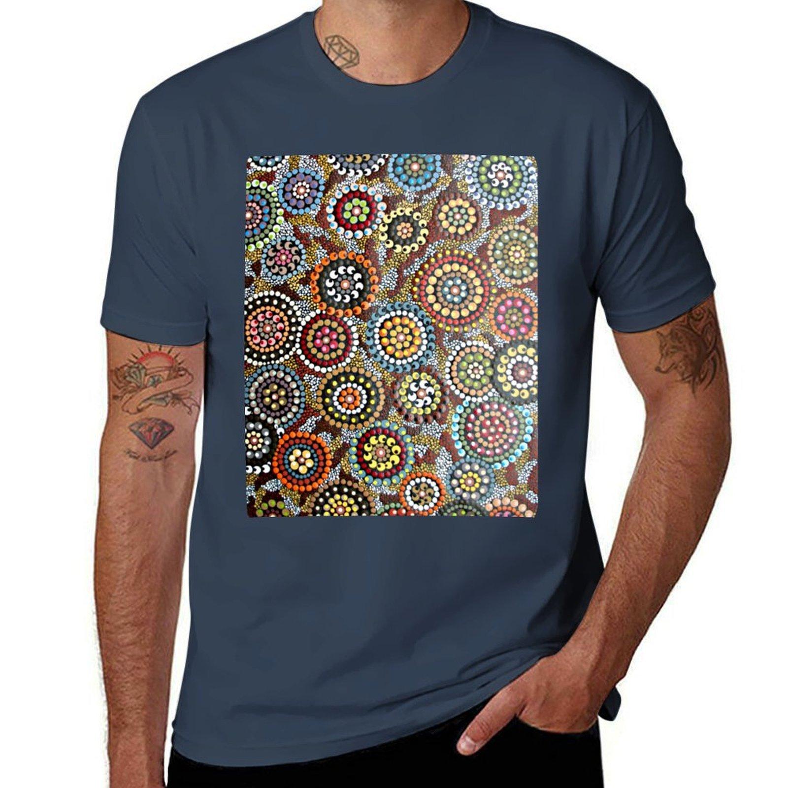 Circles of Life TShirt Minimal Art Print TShirt S