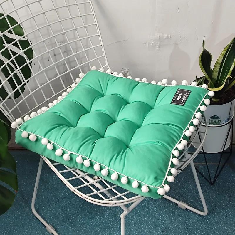 

40x40cm Modern Cushion Cases Colourful Decorative Rectangle Throw Pillow Coversfor Patio Couch Bench cojines Pillowcases 40x40cm зелений