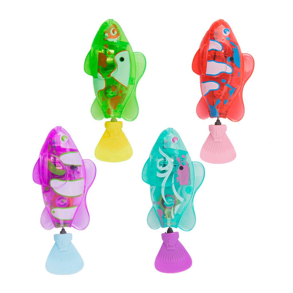 4pcs Interactive Electric Swimming Fish Cats Toy Automatic Motion Sensor Safe For Indoor Cats Exercise Entertainment