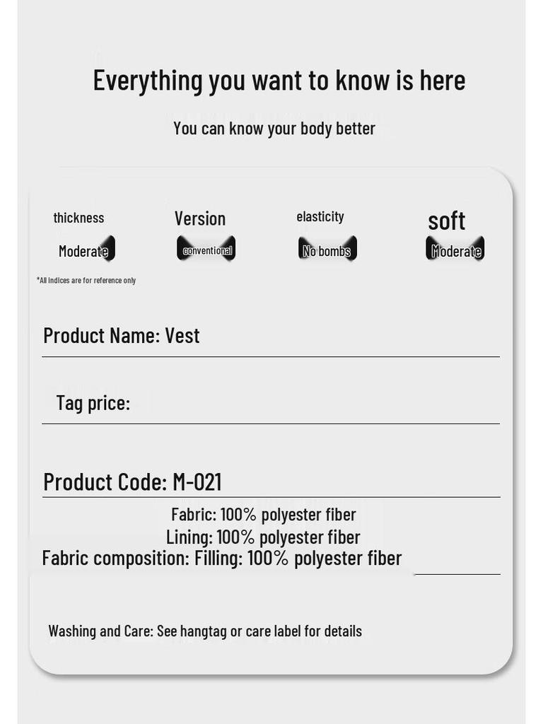 Romon Men's Stand Collar Padded Vest