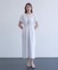 Odier [Set]_Cotton Long Dress + Rope-White