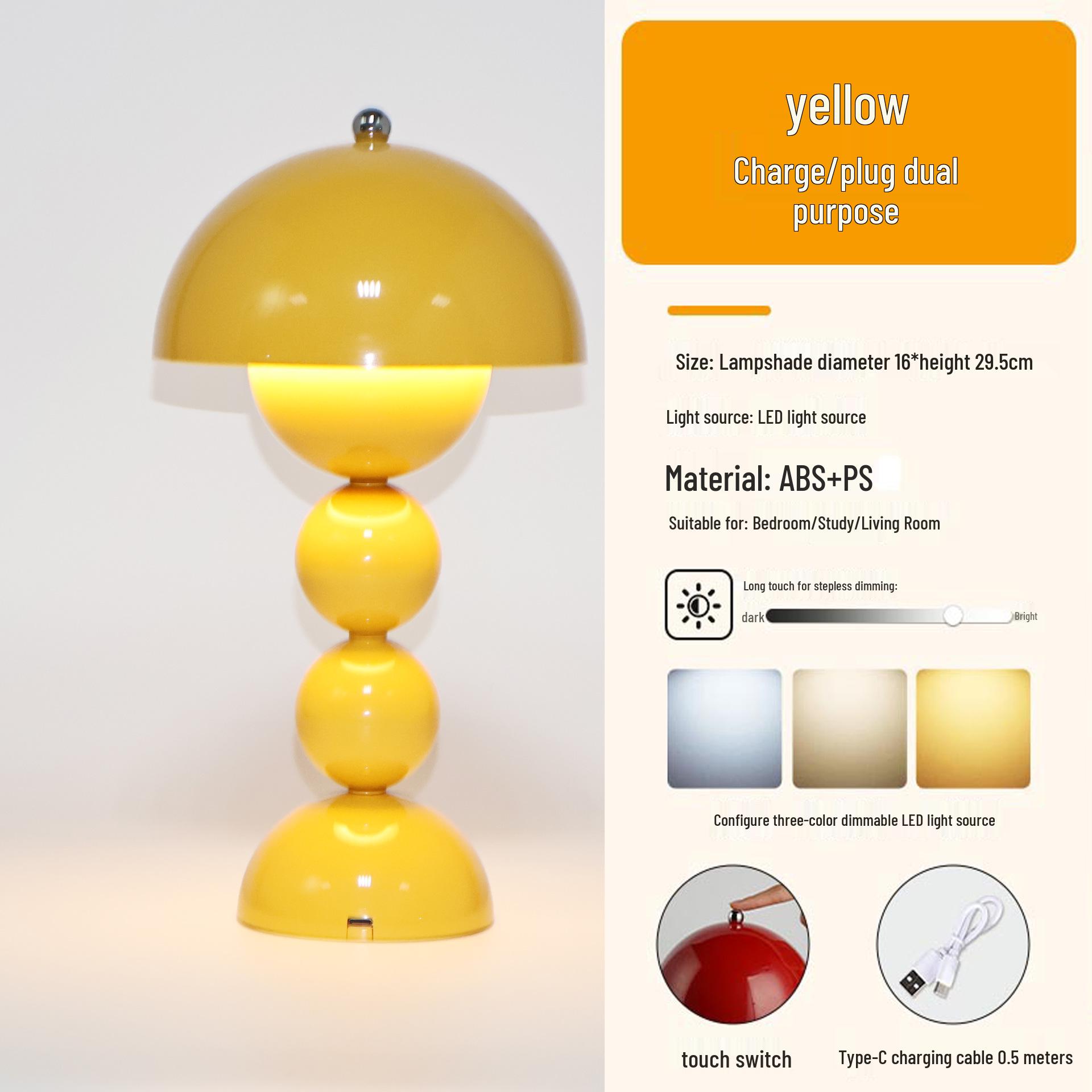 

Nordic Ins Bud Desk Lamp: Bedroom Bedside/Wedding Decoration, Girl s Perpetual Atmosphere Desk Lamp.