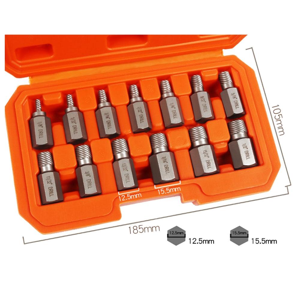 Broken Bolt Damaged Screw Extractor Set Boxed Amount Home Renovations