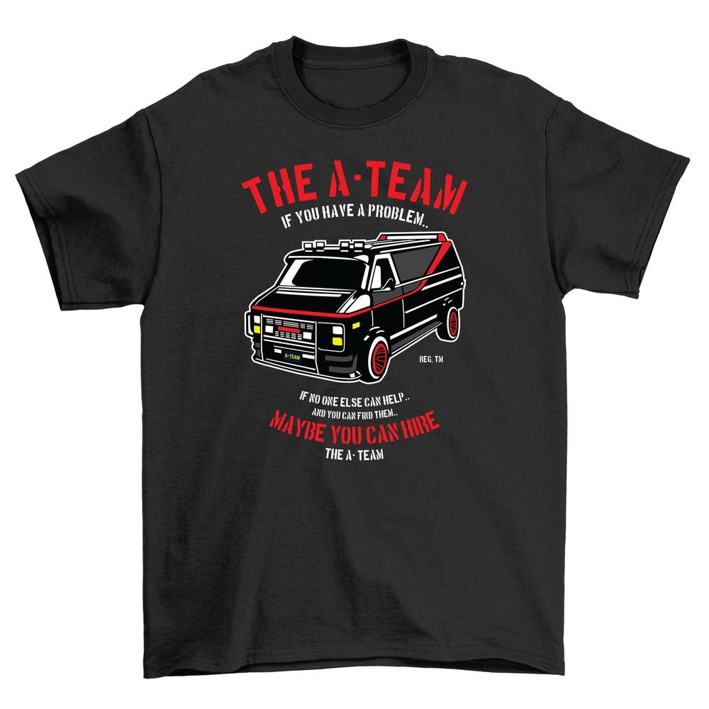 

A-Team Van Retro Funny T-Shirt - Classic Design for True Fans! Unisex Cotton T 4XL