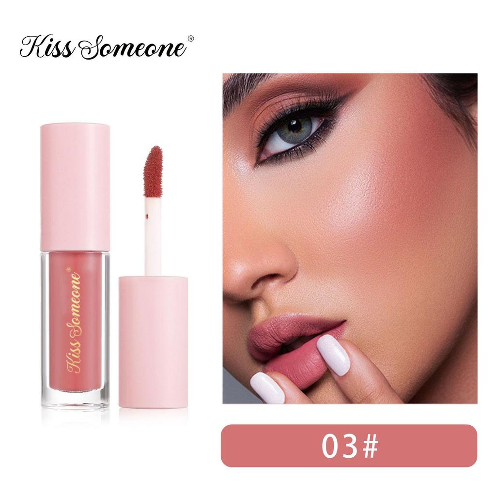 Cross-Border Best-Selling Long-Lasting Waterproof Liquid Blush: Moisturizing & Hydrating for Busy Users