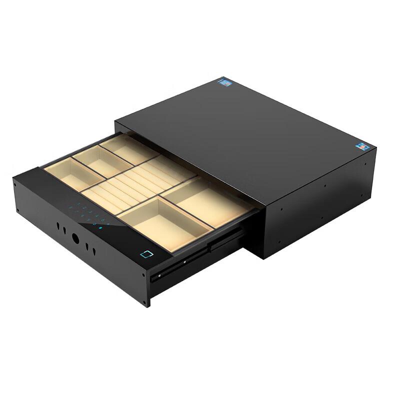 Tiger Brand Home Fingerprint Password Drawer Safe