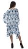 Moomaya Georgette Short Caftan Midi Dress Beach Swimwear Cover up Womens