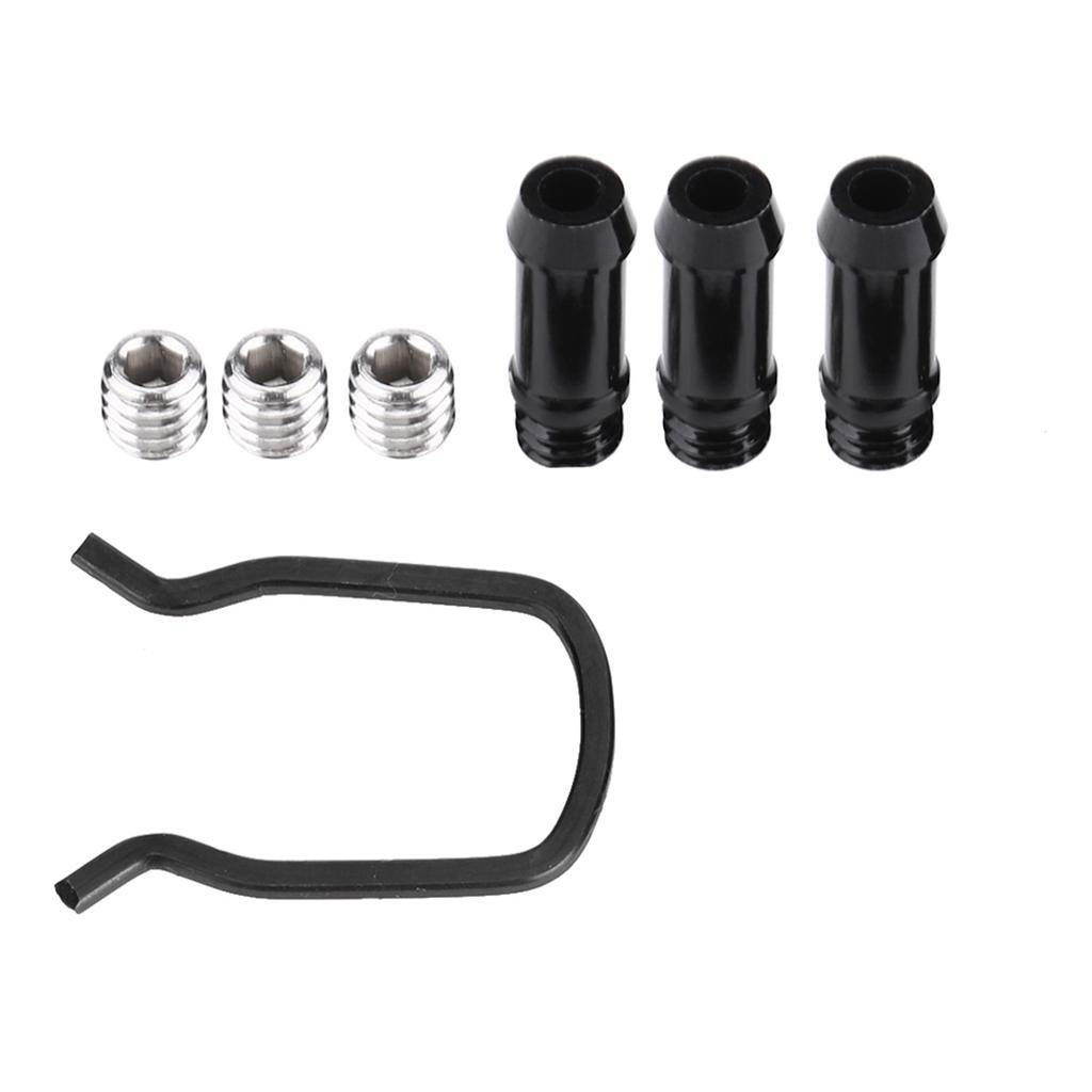 Boost Tap Vacuum Sensor Adapter, High Performance Aluminum Alloy Engine Source Connector for 2.0T FSI Vehicles Black