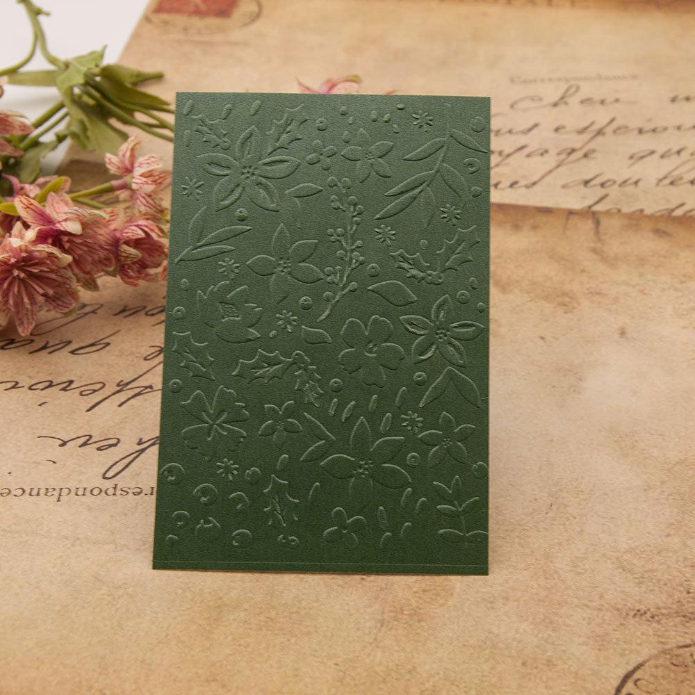 Blumenrankennetz Kunststoff Prägeordner Vorlage Stanzformen Schablone Blatt Schneeflocke Blase Punkt Rahmen