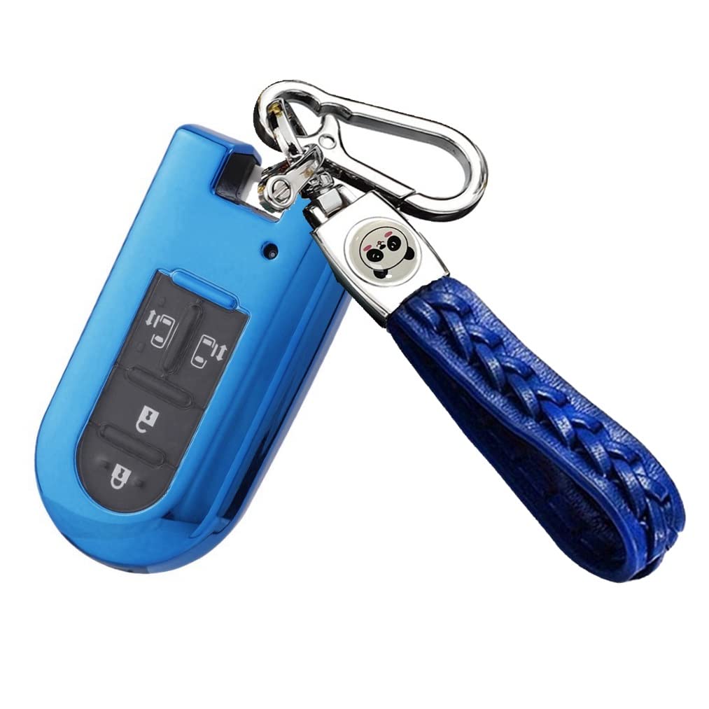 [ZANEKO] Key case compatible Toyota Daihatsu Tank Roomy Tanto Key ZA-XMtmajHG-ftgDF-Blue синий