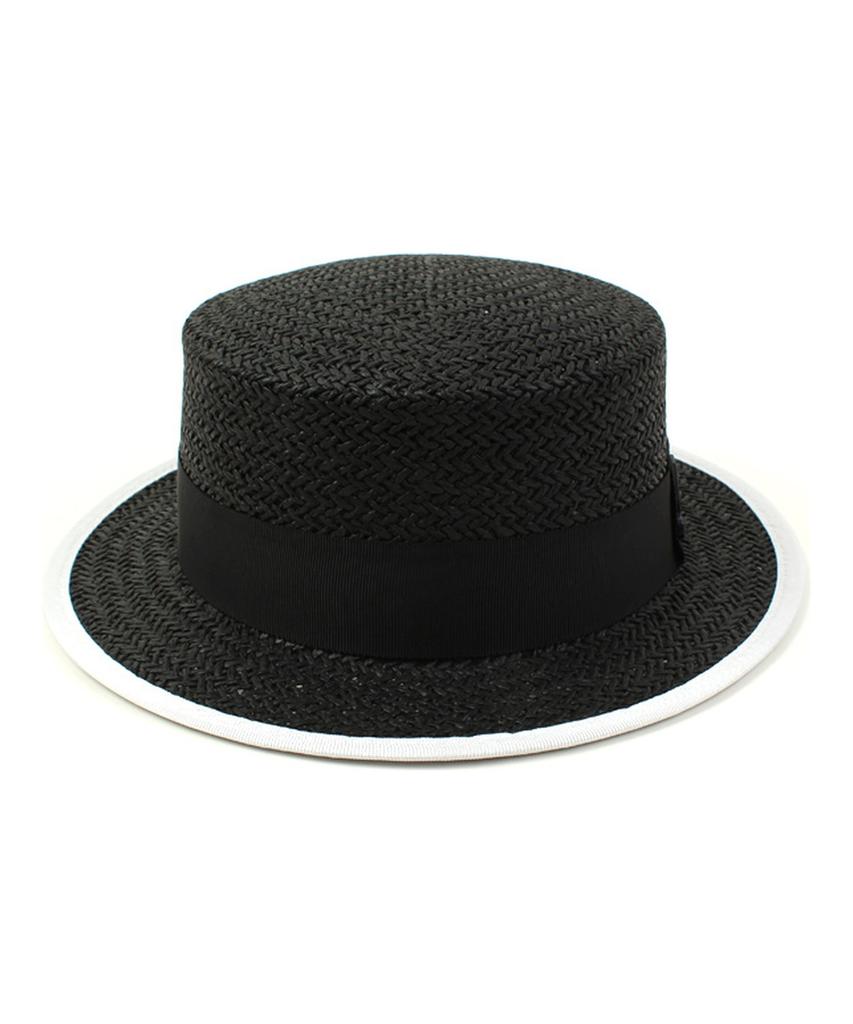 Taping Black Panama Hat