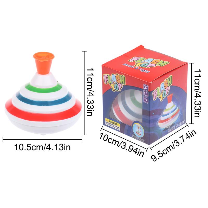 Classic Magic Spinning Tops Toy Colorful Flash Led Light Laser Music Gyro Toys Music Funny Toys For Children Birthday Gifts