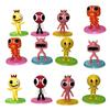 Roblox Rainbow Friends Q Version 6pcs Handmade Doll Model Ornaments Collection