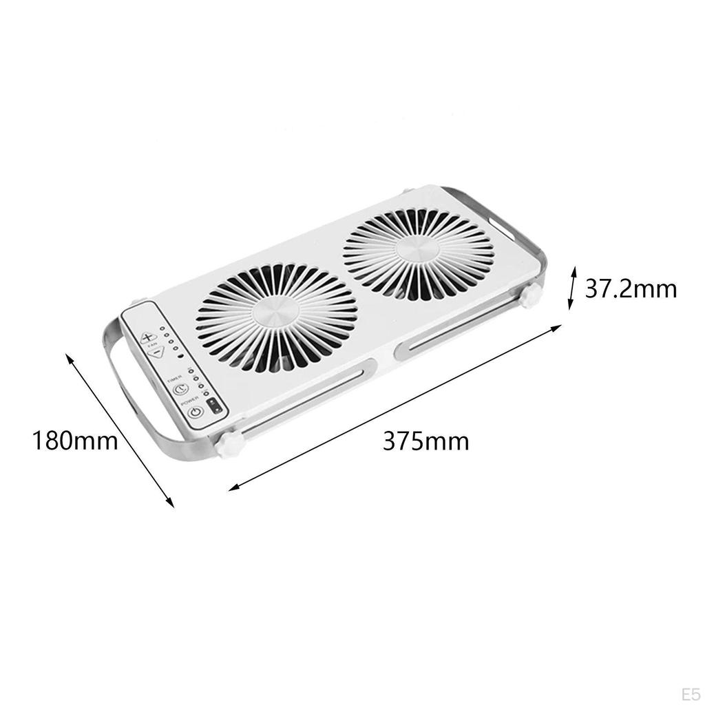 Dual Fan RV Roof Ventilation System with Extended Power Cable