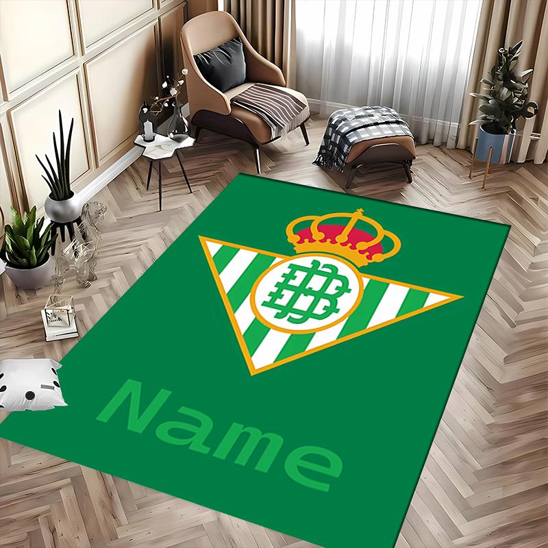 Custom personalization Real Betis Balompié Area Rug - Perfect For Kitchen, Bathroom,Laundry Room Decor Large Size Available,Gift All Seasons