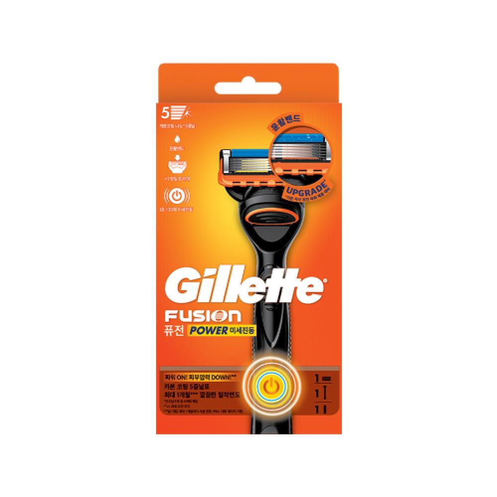 Gillette Ручка бритвы Fusion Proglide 1 шт. + Лезвие 1 шт. 2024 Jumbo Lubrication Band Fusion Power 1up [G147]