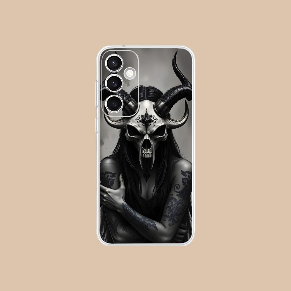 

Dark Goddess Lilith Phone Case for Samsung Galaxy S25 S24 S23 S22 S21Plus FE Ultra Soft TPU Clear Shockproof Cover Galaxy S22 Ultra 5G