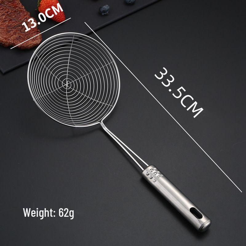 Edelstahl Nudel- & Knödel-Abtropflöffel