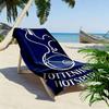 Spurs  Logo Print Beach Towel, Large Soft Quick Dry Towel for Beach Camping Swimming