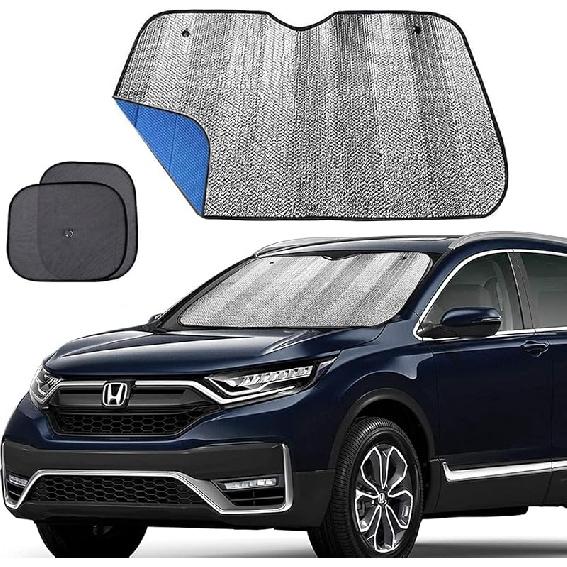 Big Ant Windshield Sun Shade,Car Window Sunshade As Bonus,Best Car Sun Shade Folded Front Window Shade Sun Visor Shield Shade Keeps Vehicle