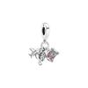 Airplane, Globe And Luggage Charm Women Charms 799435C01