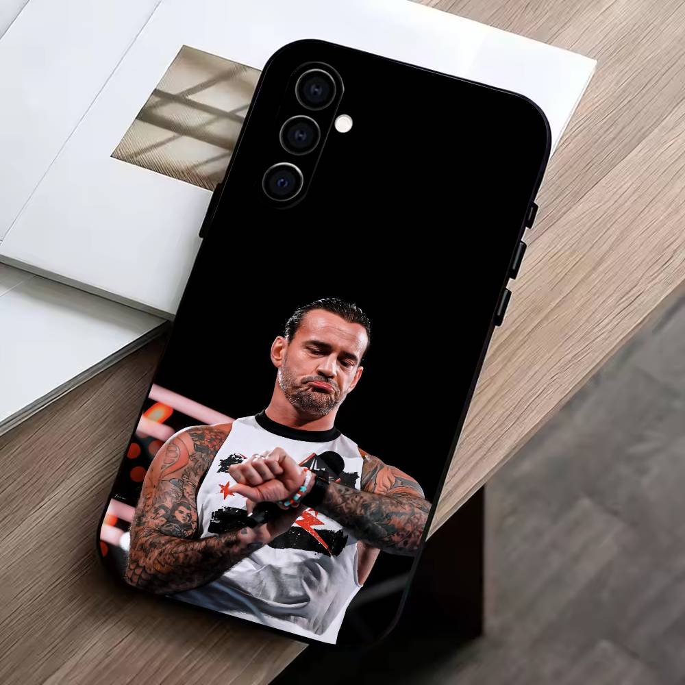 CM P-Punk   Phone Case For Samsung Galaxy A73,A72,A71,A70,A53,A52,A51,Others Soft Black Cover