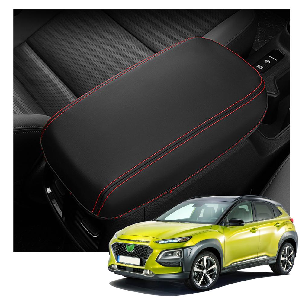

LFOTPP Car Armrest Box Cover for Kona 2018 2019 2020 2021 2022 Central Control Armrest Storage Box Pad Auto Interior
