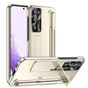 S S Pen Design Stojánek Pouzdro na telefon Pro Samsung Galaxy S23 Ultra S23 Plus S23ultra S 23 5g Ochrana objektivu Zadní kryt