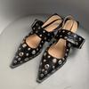 Fashion Women Shoes For Sandals Square Heel Strap Footwear Fashion Metal Buckle Female Casual Slingback Ladies Sandals Shoes 2025
