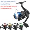 Portable Drag Fish Wheels Ultralight Fishing Reel Gear Ratio Spinning Reel With 60M Fishing Line Angling Supplies