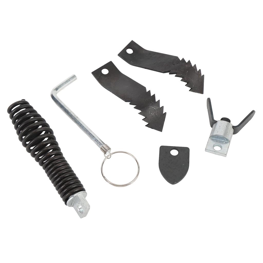 6 Stück Abflussreiniger Schneidkopf Set Effizientes Entstopfen Rohrleitungsbaggermaschine Schneidkopf für 5/16 Zoll bis 3/4