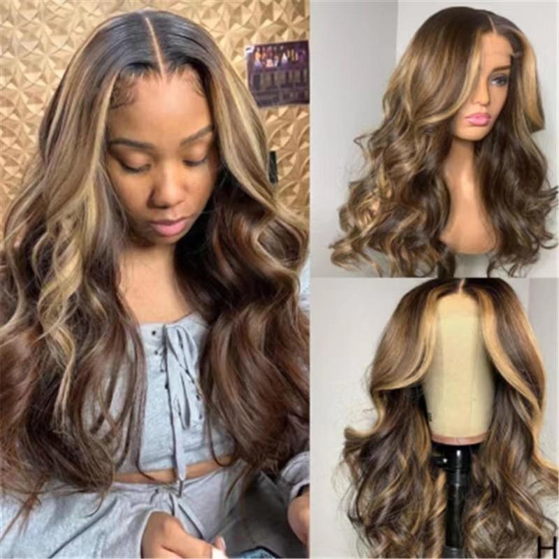 African Long Curl Wig With Hightemperature Silk For Womens Fashion And Versatile Style