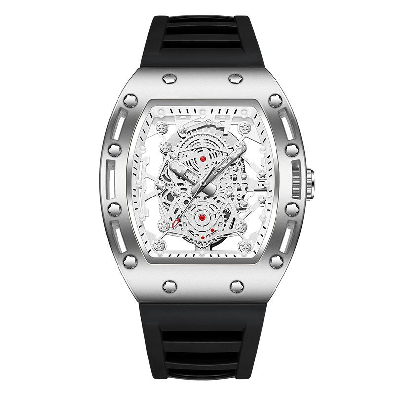 

Новий студентський годинник чоловічий годинник люмінесцентний водонепроникний кварцовий годинник бочкоподібний чоловічий годинник