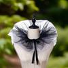 Retro Ruffled Collar Girls Cosplay Tie Victorian Collar Lapel Medieval Cosplay Victorian Ruffled Tie Collar